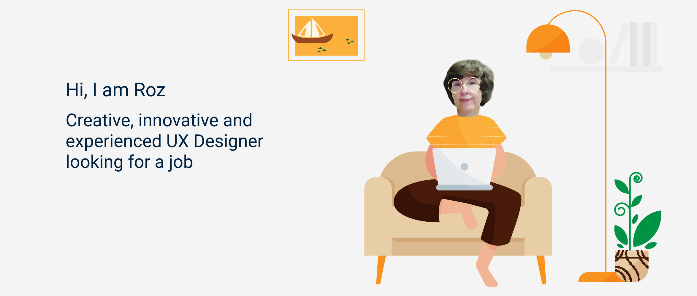 I am Roz. Innovative, creative and experienced UX designer, looking for a job