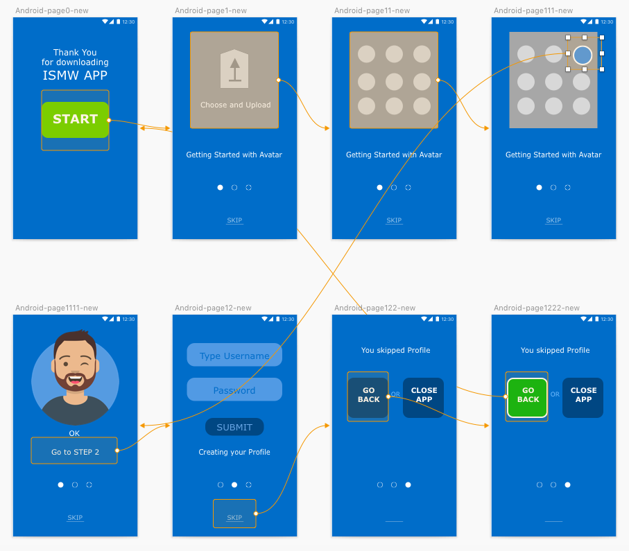 Prototype, animated, by Sketch